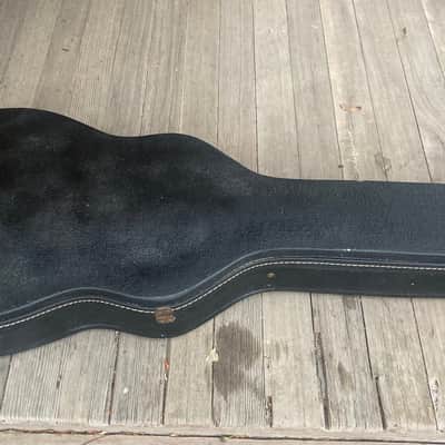 1960s Gibson ES-330 Case , Black w. Yellow Lining image 13