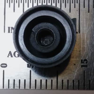 Crate(?) DOD(?) Amp or Pedal Knob - Black / Missing Color Cap image 4