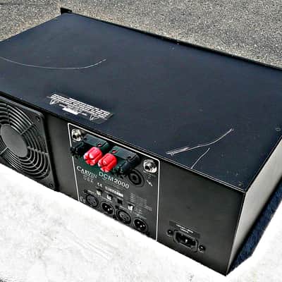 CARVIN DCM2000 2 Channel 2000 Watt Power Amplifier - PV Music Electronics Shop Inspected and Tested - Excellent Working Condition - Excellent Cosmetic Condition imagen 6