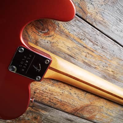 2021 Fender Player Plus Telecaster w/ Maple Fretboard and Fishman Piezo Bridge - Aged Candy Apple Red image 10