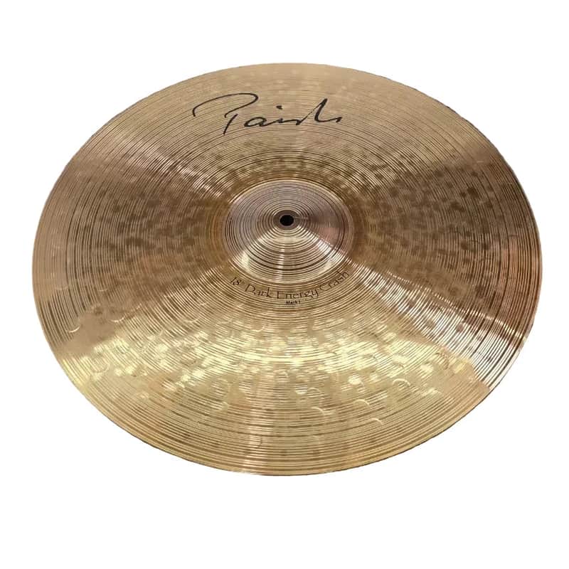 Used Paiste Signature Dark Energy Crash Cymbal Mark I 18" - Very Good image 1