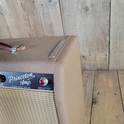 Fender Princeton 6G2 1962 w/ footswitch Near Mint - Brown Tolex image 6