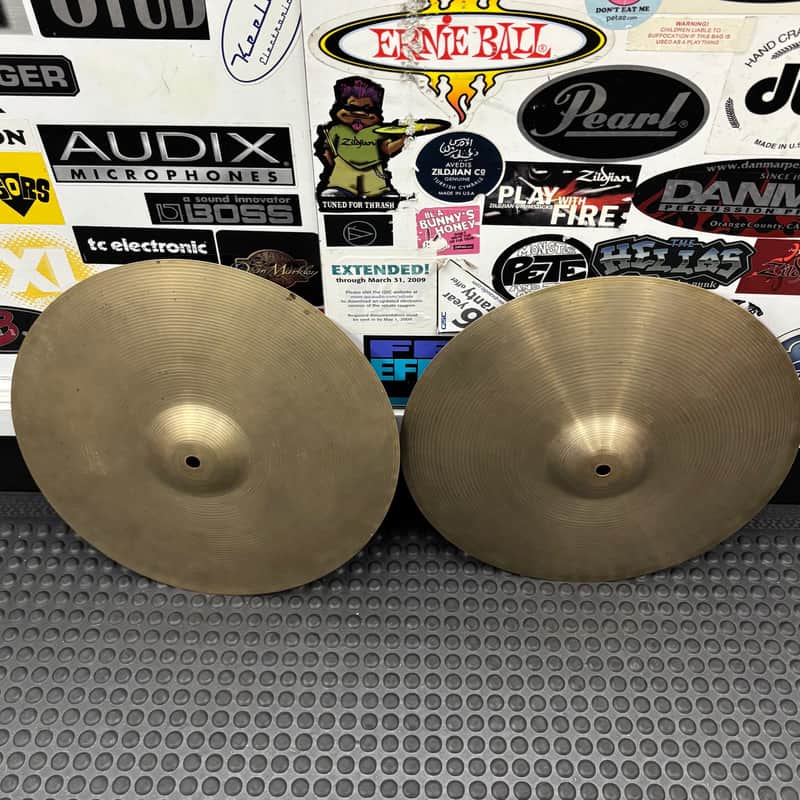 Paiste 602 14 inch Pre Serial Hi Hats image 1