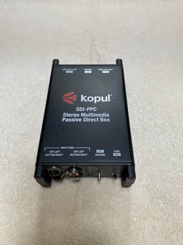 Immagine Kopul SDI-PCC Stereo Multimedia Passive Direct Box 2024 - Black - 1