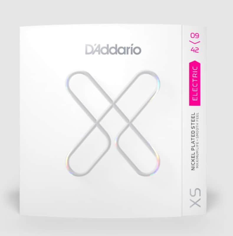 D'Addario XSE0942 Nickel Wound Electric Guitar Strings, Super Light, 09-42 image 1