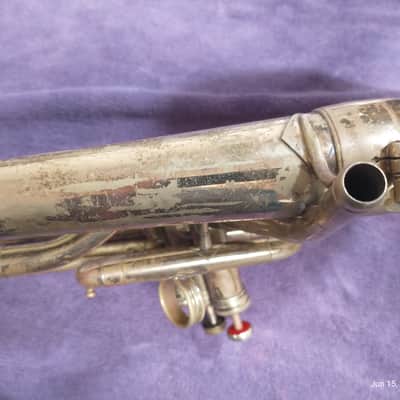 The Martin baritone horn 1940s-1960s - lacquered brass - for parts or repair image 9