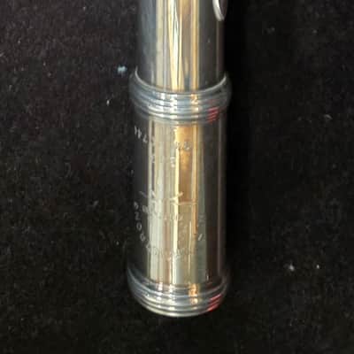Armstrong 303B Step-Up Model Open-Hole Flute with B Foot Joint, Inline G 2010s - Silver-Plated image 5