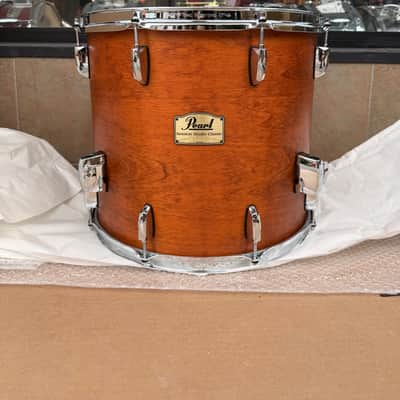 Pearl Session Studio Classic 16" x 14" Floor Tom Matte Liquid Amber #389 - Brand New image 2