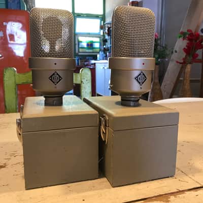 MINT Neumann M49 Stereo pair (consecutive serials) plus all extra's DREAM-PAIR! image 15