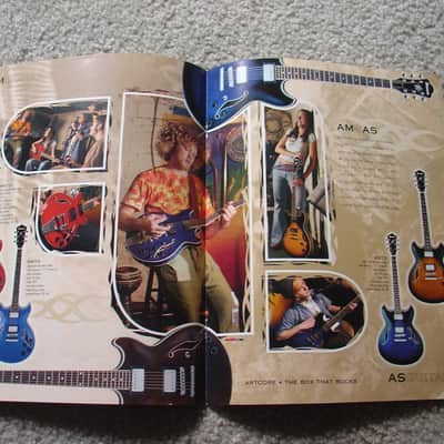 Ibanez 1995 (?) Ibanez Artcore Guitar color catalog image 2