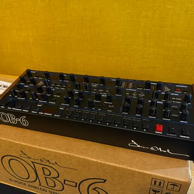 Dave Smith Instruments OB-6 Desktop 6-Voice Polyphonic Synthesizer 2017 - Present - Black image 2