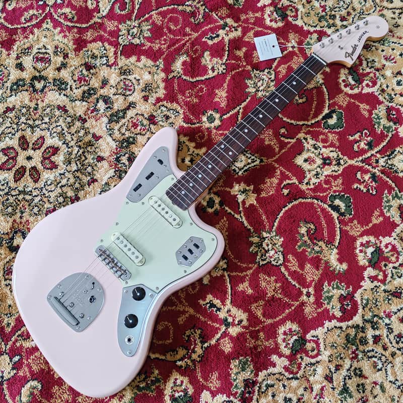 2025 Fender Japan FSR Collection Traditional II 60s Jaguar Shell Pink with Matching Headstock, 7.1 lbs, MIJ JD25 image 1