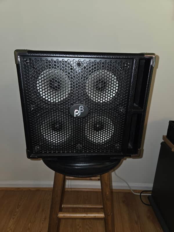 Phil Jones Compact 4 4x5 Bass Cabinet 2010s - Black image 1