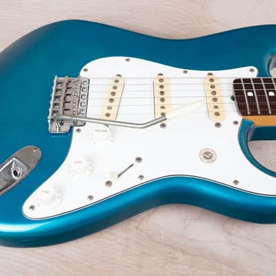 Squier CST-55 JV Stratocaster Reissue MIJ 1983 Lake Placid Blue Vintage Fender Japan w/ Bag image 4