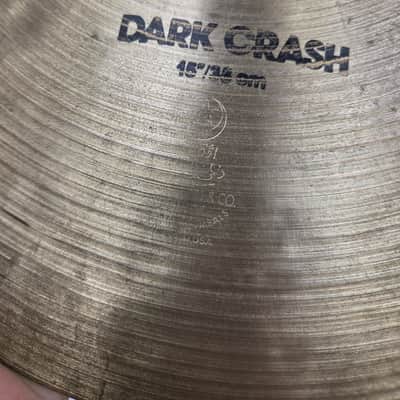 1980s Zildjian IAK 15" Dark Crash Cymbal - Traditional (C020-C2) image 4
