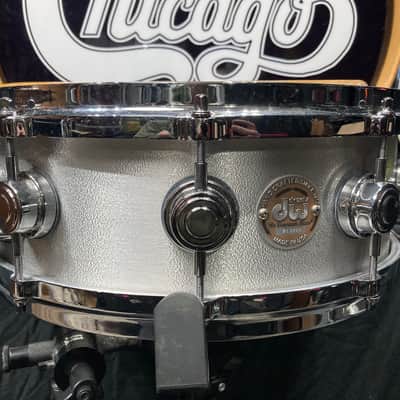 Tris Imboden's, Chicago, DW - Collector's 5x14" 3MM Aluminum Shell Snare Drum SIGNED! 2003 image 4