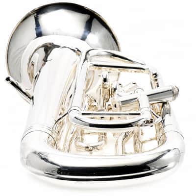 Yamaha YEP-641 Professional Bb Euphonium in Silver Plate SN 101656 image 7