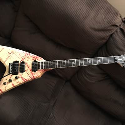 Washburn Vindicator HM Series Scott Ian Signature *RARE Blood Splatter V Guitar* image 1