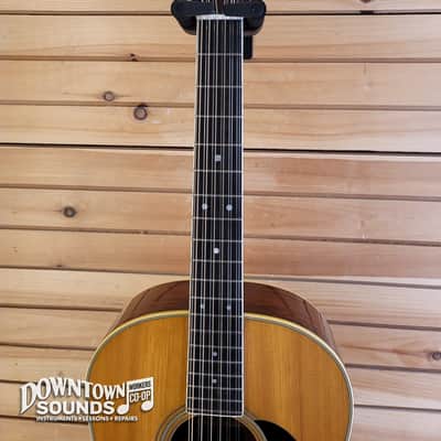 FULLY SERVICED 1968 Martin D12-35 12-String Dreadnought Acoustic Guitar with Guild Hard Case - Natural, New Bridge, 5lbs image 11
