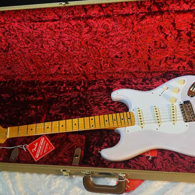 NEW! Fender American Vintage II 1957 Stratocaster - White Blonde Ash - AAA Flamed Maple Neck - Gold Hardware - Authorized Dealer - 8.1lbs - G06569 image 12
