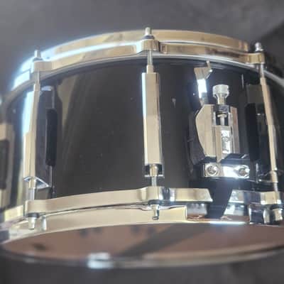 Pearl Custom Classic 6.5x14" One-Piece Solid Maple Snare Drum with Chrome Hardware 1990s - Arctic White Lacquer image 3