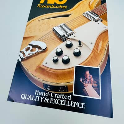 Rickenbacker Foldout Catalog & Price List Set 1990 image 7