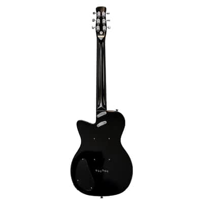 Silvertone 1303 Series Single Cut Electric Guitar - Black - Open Box image 6