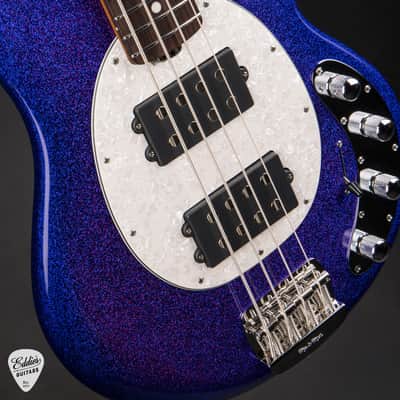 Ernie Ball Music Man StingRay Special HH - Violet Sparkle Burst #K09396 image 12