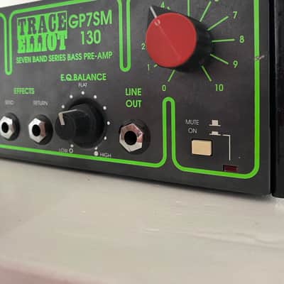 Trace Elliot GP7 RAH130SM Bass Head with case image 5