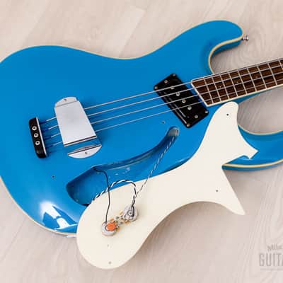 2006 Mosrite USA Custom Shop Ventures Model Bass 1963 Vintage Reissue California Blue w/ Case, COA image 18