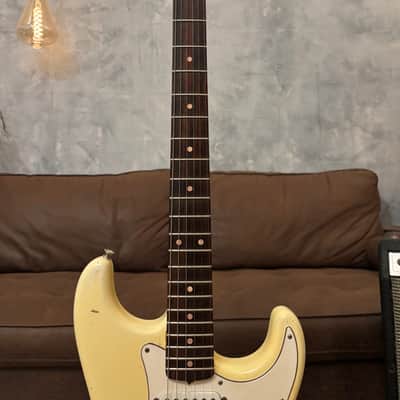 Fender Stratocaster 1962 Glas Custom Olympic White Relic Rosewood 7.4lbs w/ G&G Case image 9