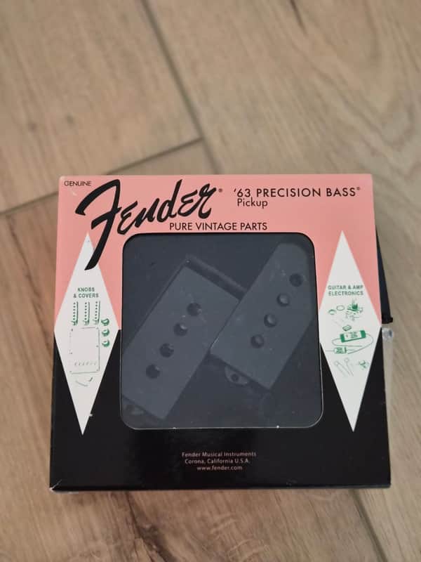 Fender 099-2241-000 Pure Vintage '63 Precision Bass Pickup 2010s - Black image 1