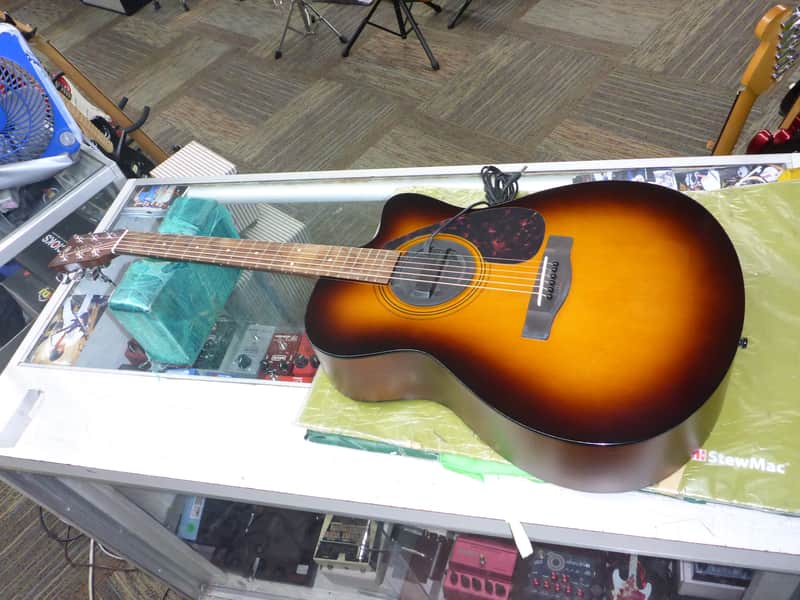 Yamaha HUA 100 URBAN Acoustic w/Fishman Humbucking Sound Hole Pickup : Crowned & Dressed Frets Pickup 2010's - Tobacco Brown Sunburst image 1
