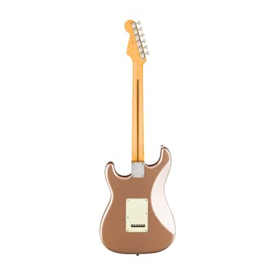 Fender American Professional Classic Stratocaster - Faded Firemist Gold image 4