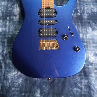 MINT!! Charvel Pro-Mod DK24 HSH 2PT CM Caramelized Maple Neck Mystic Blue 7.4lbs! / Authorized Dealer SAVE image 8