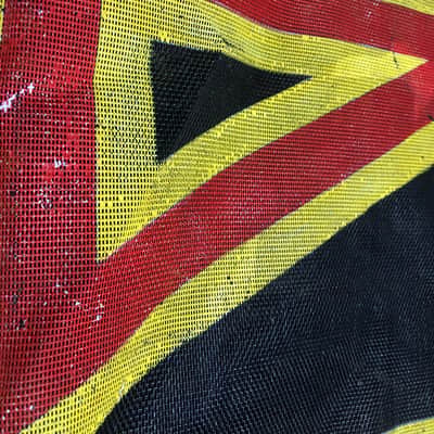 Def Leppard 2008 Stage Used Logo Backdrop. Joe Elliot COA image 3