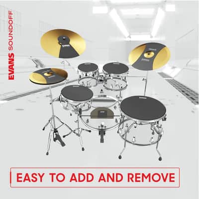 Evans SO-2346 SoundOff Drum Mute Pack - Standard (12/13/14/16") image 4