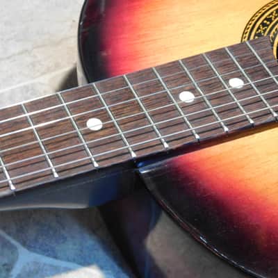 rare vintage Clarissa by Polverini Bros parlor Blues GUITAR chitarra Italy 1960s image 13