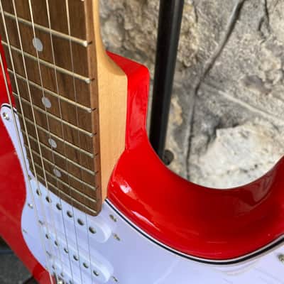 Vision Stratocaster ST5 Electric Guitar Starter Kit - Red - NEW image 12