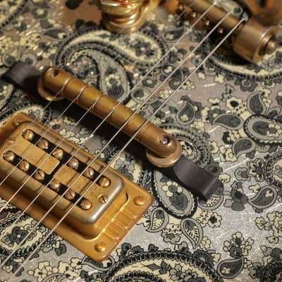 Gretsch Custom Shop Masterbuilt by Gonzalo Madrigal G6128-CS 1962 Duo Jet Black Paisley Relic image 8