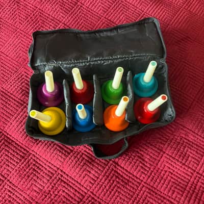 KidsPlay Children's 8 Note Handbell Set RB 108 With A Case. No Box image 2