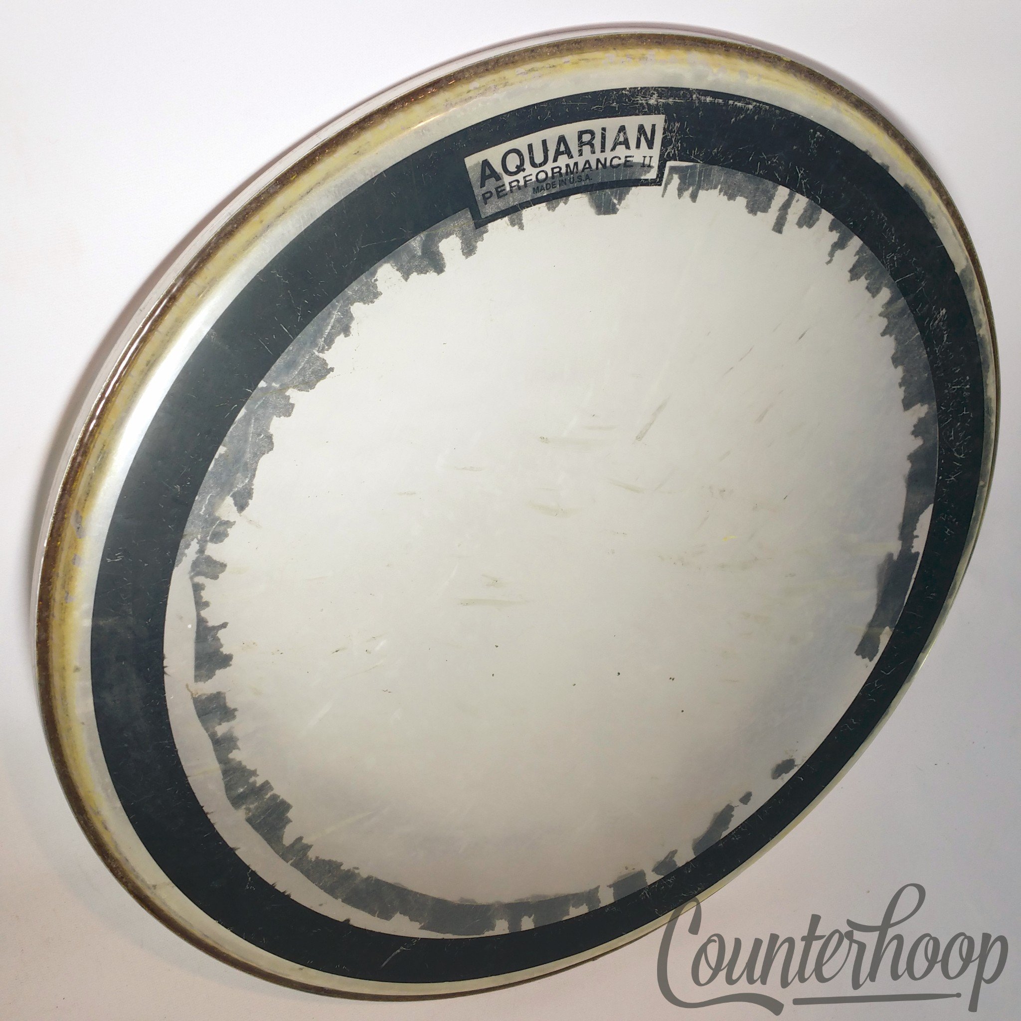 Aquarian 18" Performance II Clear Floor Tom/Bass Drum Head Made In USA* — main photograph