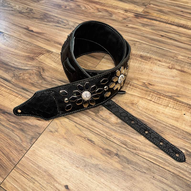 Carlino Carlino Knights Templar Strap 2026 - Black scale leather image 1
