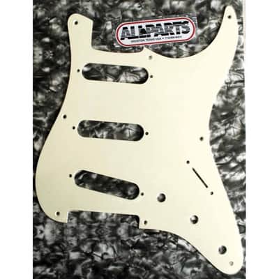 Pickguard Stratocaster US 8H 1ply Parchment old White .060 PG0550-051 image 2
