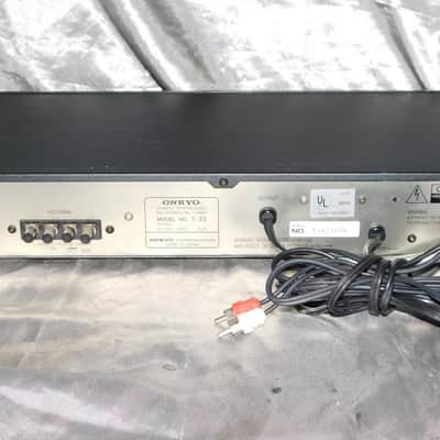Onkyo T-33 am fm stereo tuner image 4