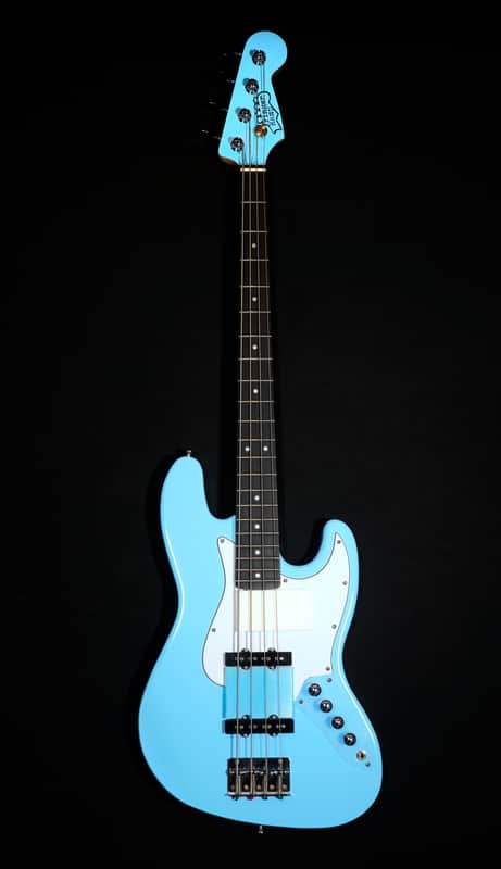 FINGER RAMP U Bass Dolcevita JB model 2022 - Vintage California Blue image 1