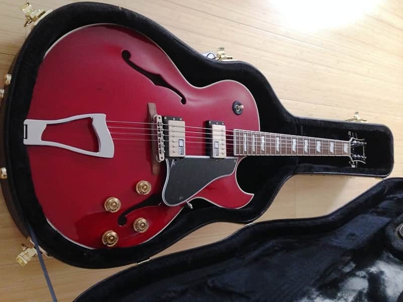ESP Edwards ES-175 Full Hollow Archtop Guitar Seymour Duncan ES