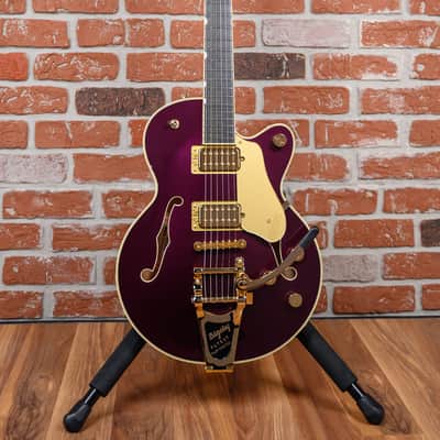 Gretsch Professional Collection Broadkaster Jr. LX Center Block w/String-Thru Bigsby Blackberry 2026 w/OHSC (B-Stock) image 3