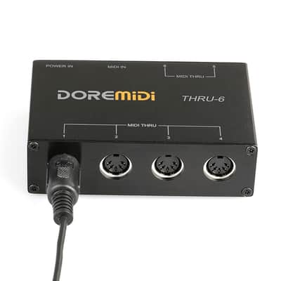 MIDI THRU-6 Box Controller 1 input 6 output Midi Interface Adapter image 6