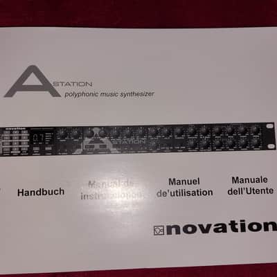 Novation A Station 8-Voice Rackmount Synthesizer 2001 - Blue image 2
